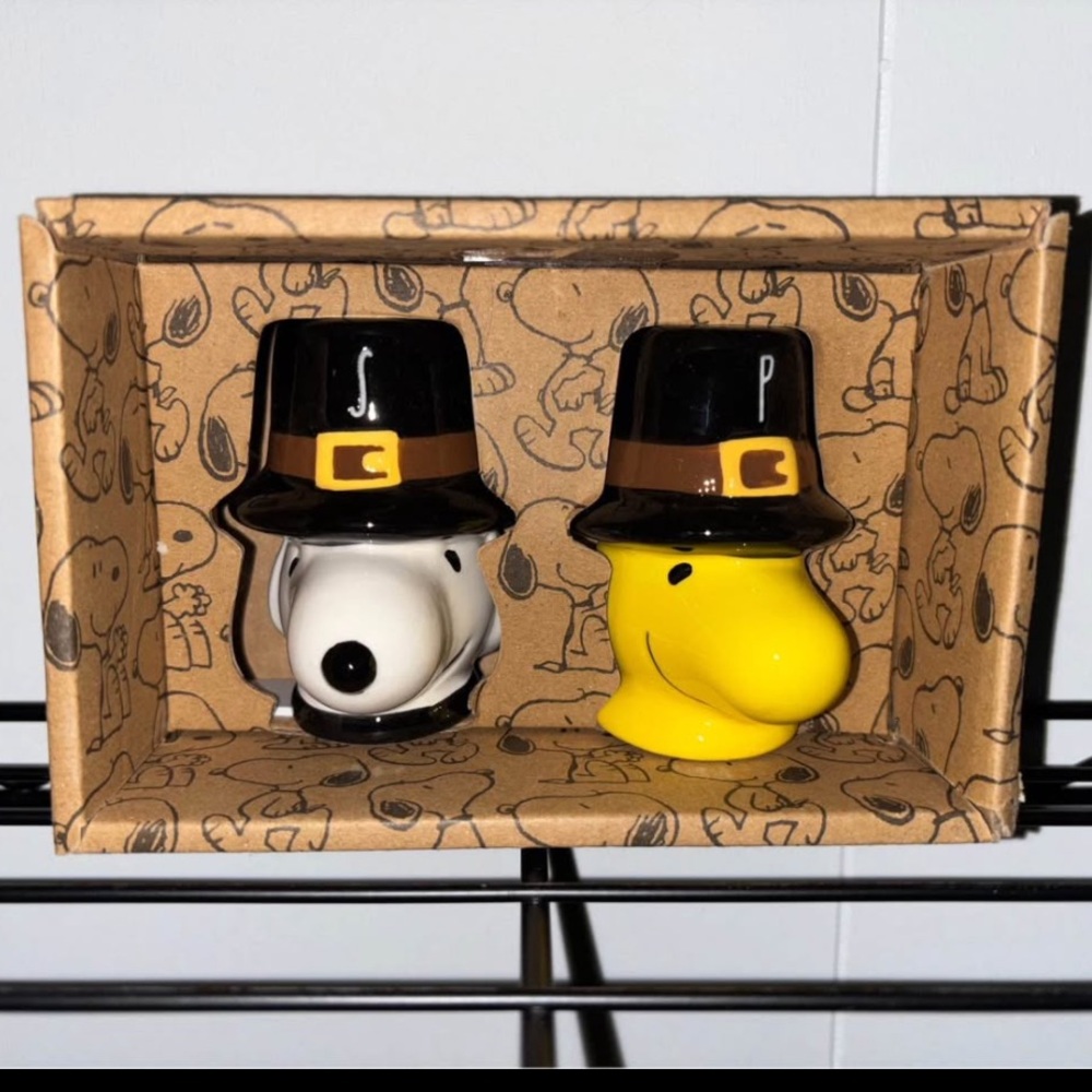 Rae Dunn Snoopy & Woodstock Salt and Pepper Shakers
